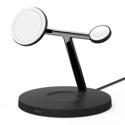 Cargador inalámbrico 3 en 1 con Carga Oficial MagSafe de 15W