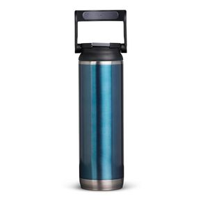 Termo Aqua Metálico con Tapa Hermética y Asa Plegable 20 Oz