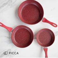 Set de 3 Sartenes Rojos
