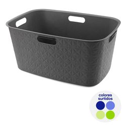 Canasta Softex Gris/Taupe 45 Litros - Curver