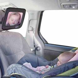 Espejo Negro para Asiento Trasero de Auto