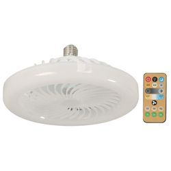 Ventilador Blanco con Luz Led