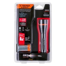 Linterna de Mano a Baterías Led de 235 Lm 1 Pza - Truper