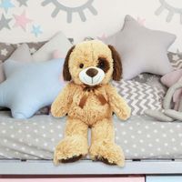 Peluche Perro Beige de 60 Cm, Suave y Abrazable