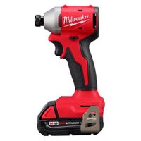 Kit de Atornillador Inalámbrico de Impacto 18 V de 1/4 Plg