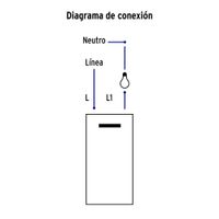 Interruptor 2 Polos 1 Modulo Lisboa Blanco - Volteck