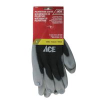Guantes de Poliuretano Negro y Gris Talla S