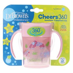 Vaso con Asas Rosa - Dr. Browns