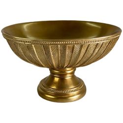 Centro De Mesa Dorado de 30.3x21.6x17.8 Cm