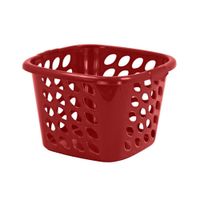Canasta Cuadrada 22 L Rojo