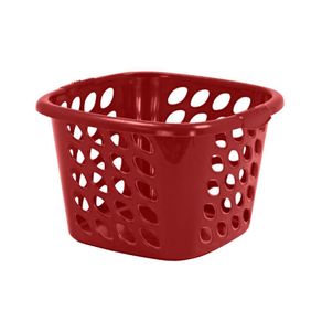 Canasta Cuadrada 22 L Rojo