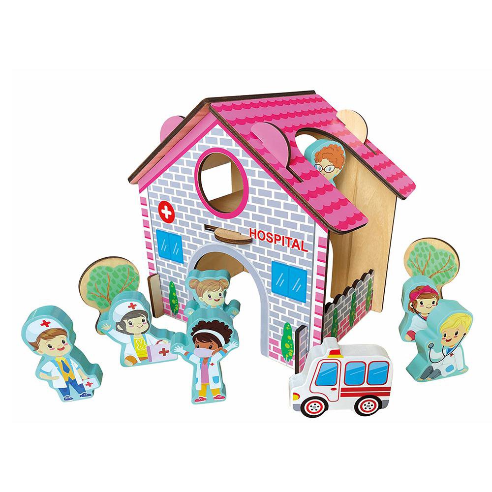 Juego De Montaje De Escenas Hospital