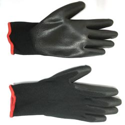 Guantes Uso General de Poliuretano Negro Talla L
