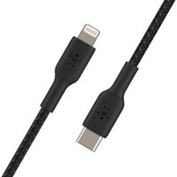 Cable Trenzado USB-C a Lightning 1 M Negro