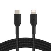 Cable Trenzado USB-C a Lightning 1 M Negro