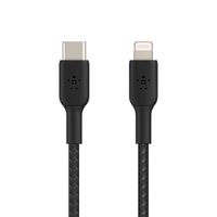 Cable Trenzado USB-C a Lightning 1 M Negro