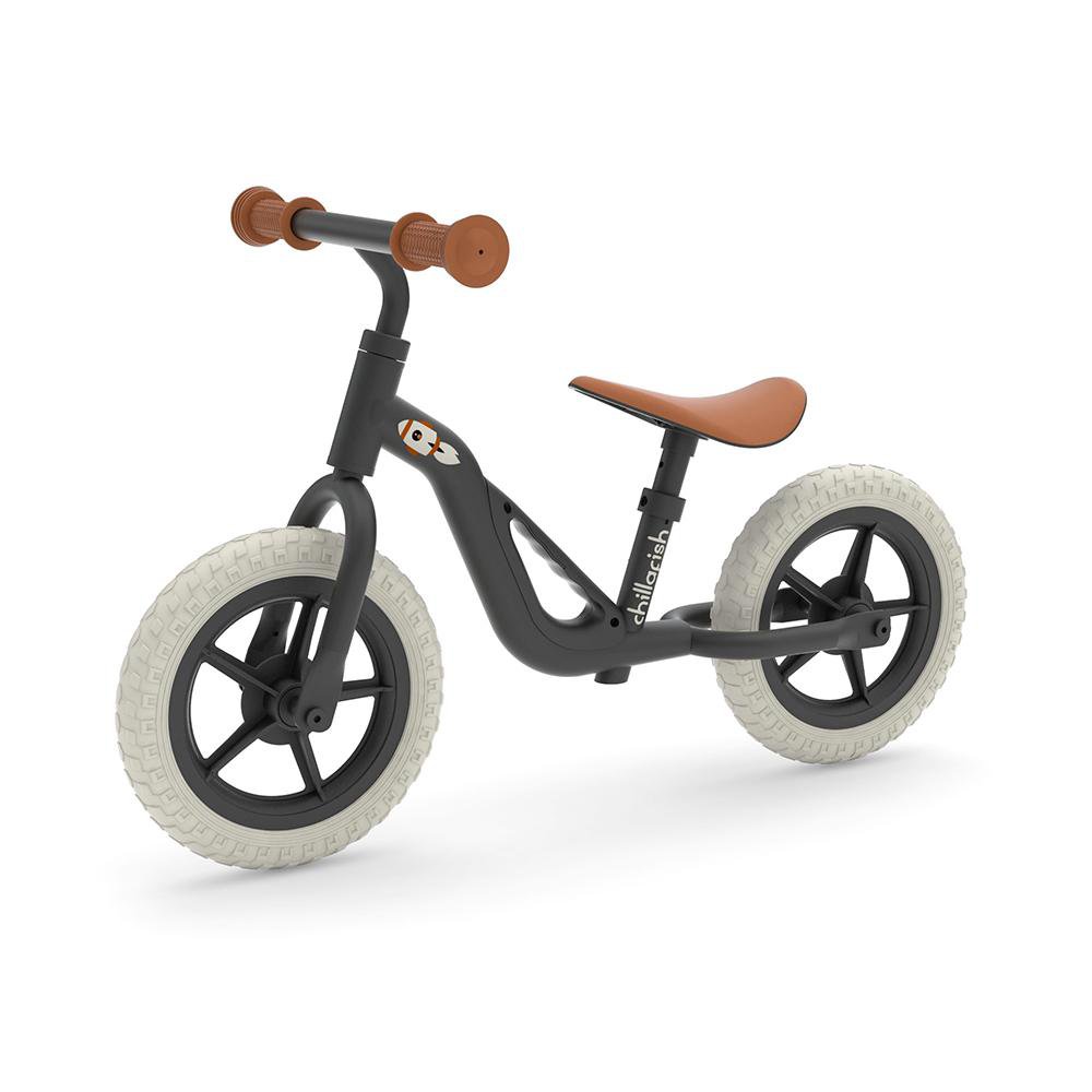 Bicicleta de Equilibrio Rin 10 sin Pedales y Marco Metálico Color Negro Bicicleta de Equilibrio Infantil Sin Pedales Marco Metálico Negroa y Café 10 Plg