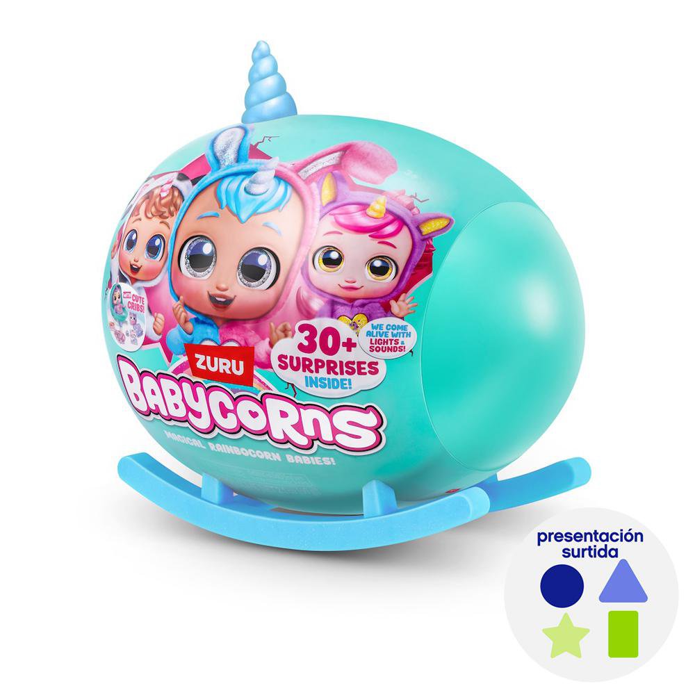 Huevo Sorpresa Rainbocorns Babycorns con Luces y Sonidos Presentación Surtida Bebés Mágico…