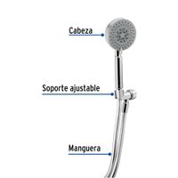 Regadera Manual 5 Funciones Element Cromo