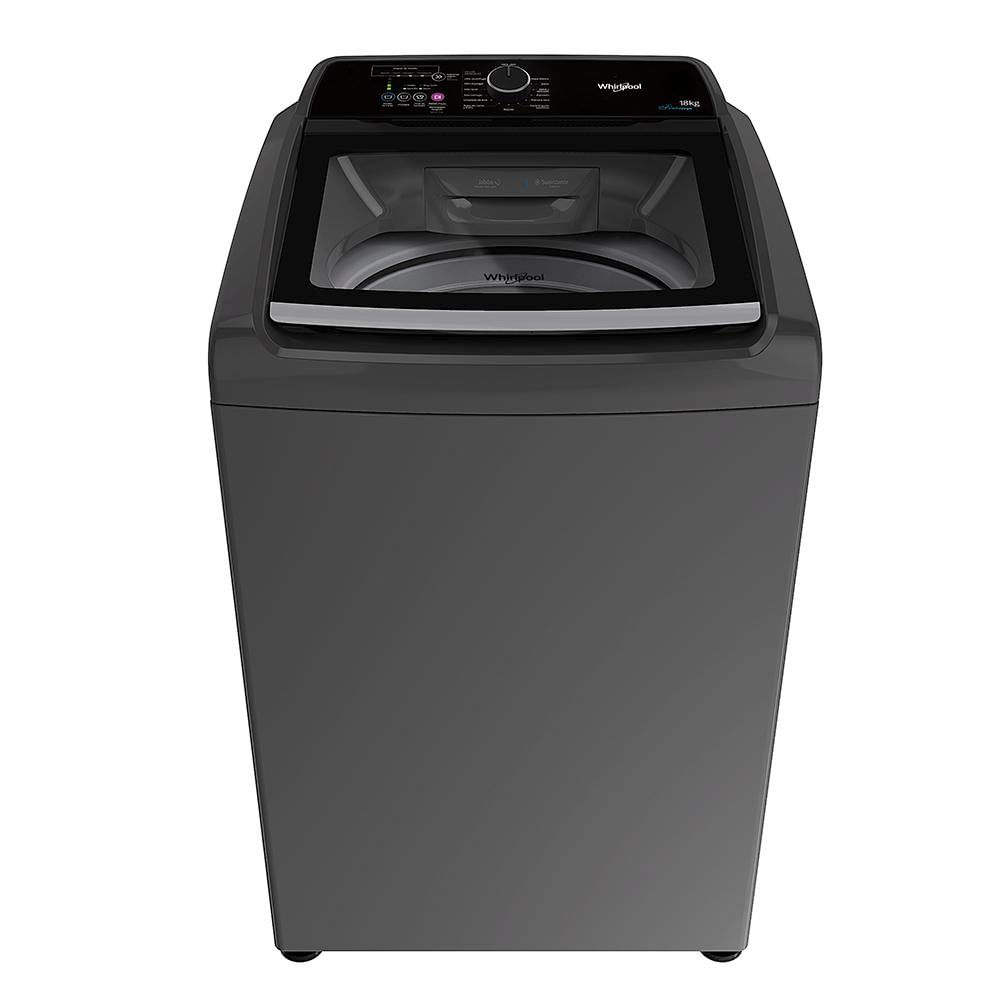 Lavadora Carga Superior 18 kg Automática 3D Waterfall Color Gris Lavadora de Carga Superio…