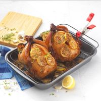 Molde Antiadherente con Rejilla para Pavo 25 Lb