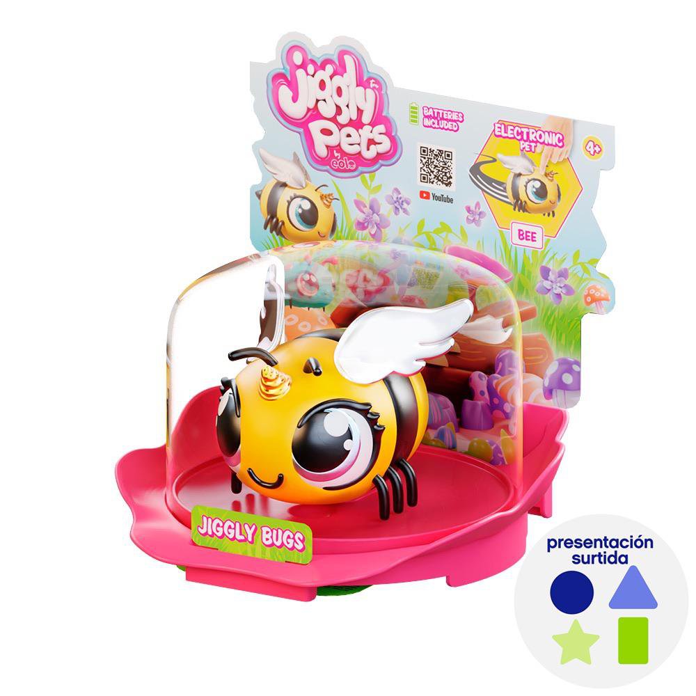 Mascota Interactiva Jiggly Pets Jiggly Bugs Insectos Presentación Surtida Jiggly Pets Inse…