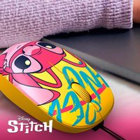 Mouse Alámbrico Diseño Disney Stitch - Varios Colores