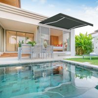 Toldo Retráctil para Ventana Gris