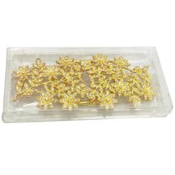 Set de 2 Anillos Para Servilleta Dorados