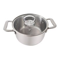 Olla de Acero Inoxidable con Tapa 24 Cm