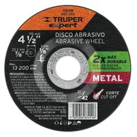 Disco Para Corte De Metal 4 1/2 Plg - Truper