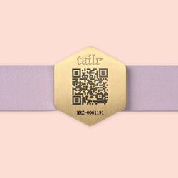 Collar para Perro Grande con Código Qr Deslizable