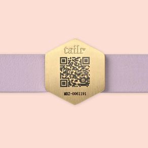 Collar para Perro Grande con Código Qr Deslizable