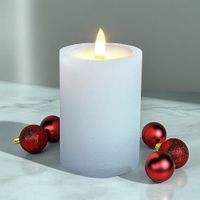 Vela Led Cilíndrica 7.6x7.6x15 Cm Colores Surtidos