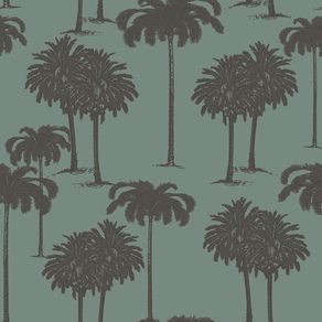 Papel Tapiz Explorer Palmas Verde 0.53 x 10.05 M