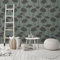 Papel Tapiz Explorer Palmas Verde 0.53 x 10.05 M