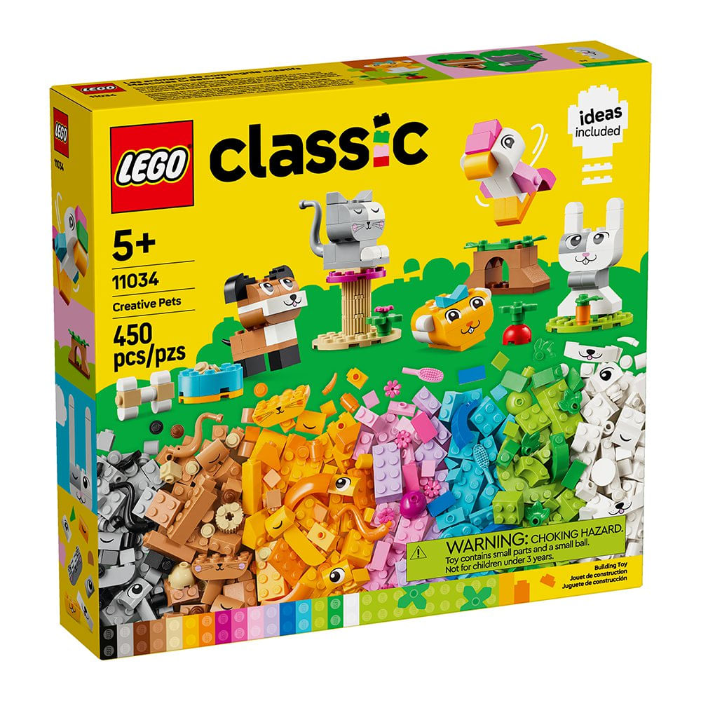 LEGO Classic Mascotas Creativas #11034 de 450 Piezas