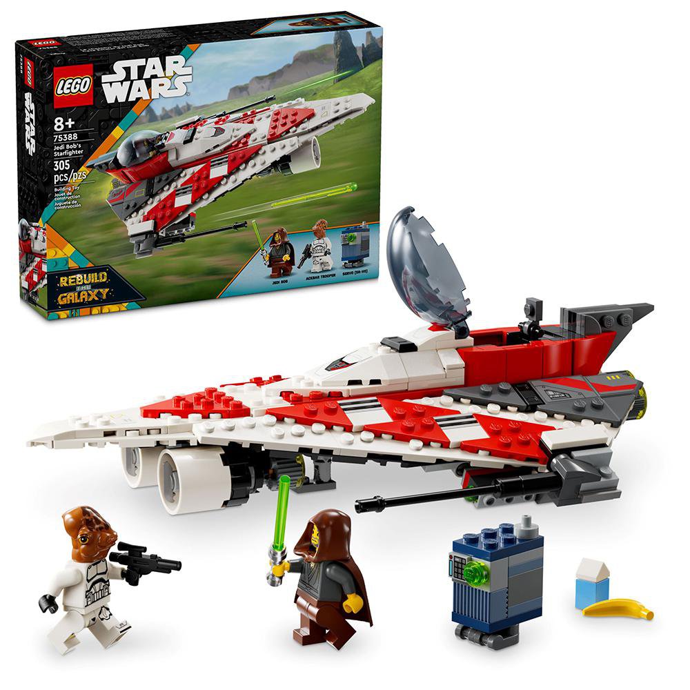 LEGO Star Wars Caza Estelar del Jedi Bob #75388 de 305 Piezas