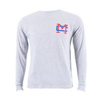 Playera Manga Larga Gris Monograma Municipal - Varias Tallas