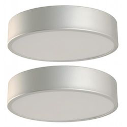 Set de 2 Plafones Modernos Plateados