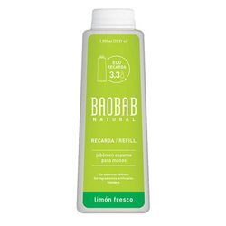Refill Jabón Espuma Limón Fresco - Baobab