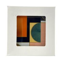 Set de 4 Porta Vasos Diseños Geométricos