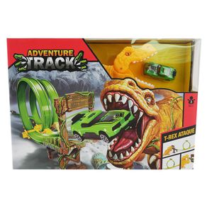 Pista de Dinosaurio T-Rex Ataque