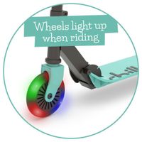 Scooter Infantil con Ruedas LED Turquesa