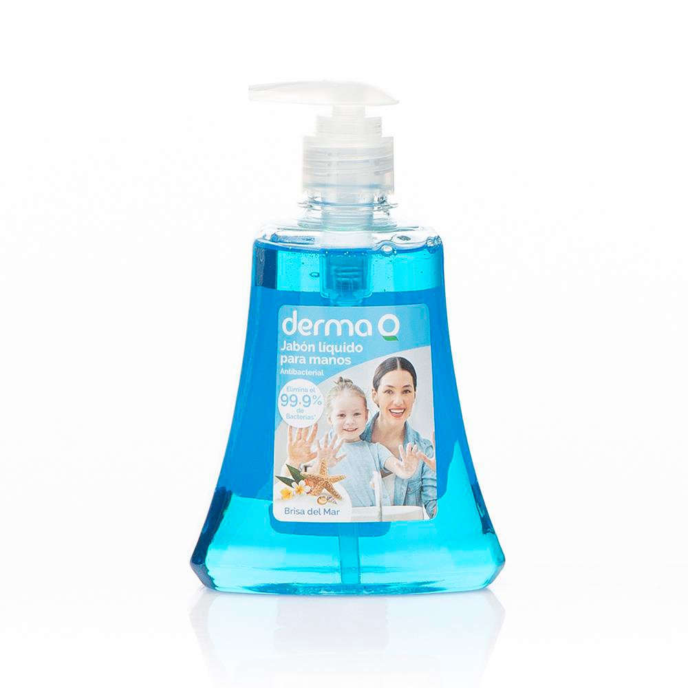 Jabón Líquido Para Manos 440 Ml - Derma-Q Varios Aromas Brisa Del Mar