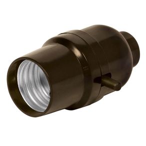 Socket E27 Interruptor Negro De Interior - Volteck