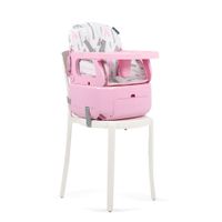 Silla Alta para Bebé Convertible y Segura Rosa 3 en 1