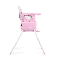Silla Alta para Bebé Convertible y Segura Rosa 3 en 1