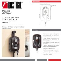 Plancha de Ropa a Vapor Vertical - Rosthal