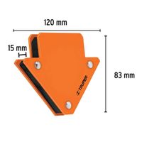 Escuadra Magnética para Soldar de 3 Plg - Truper